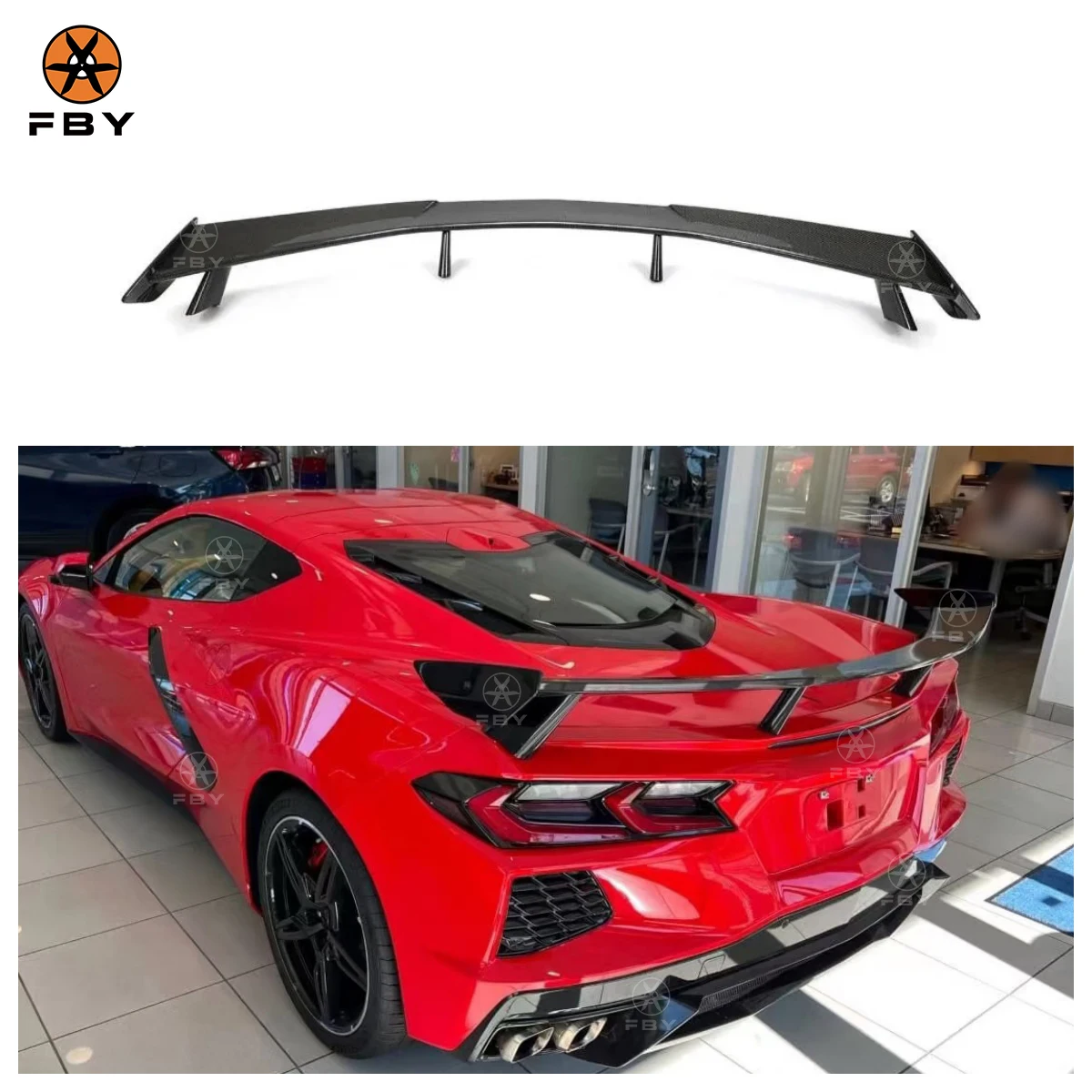 

Новые товары: Карбоновый спойлер-крыло для Chevrolet Corvette C8 ZR1 Z51 2020-2023, высококачественный задний спойлер, комплект для тюнинга кузова автомобиля