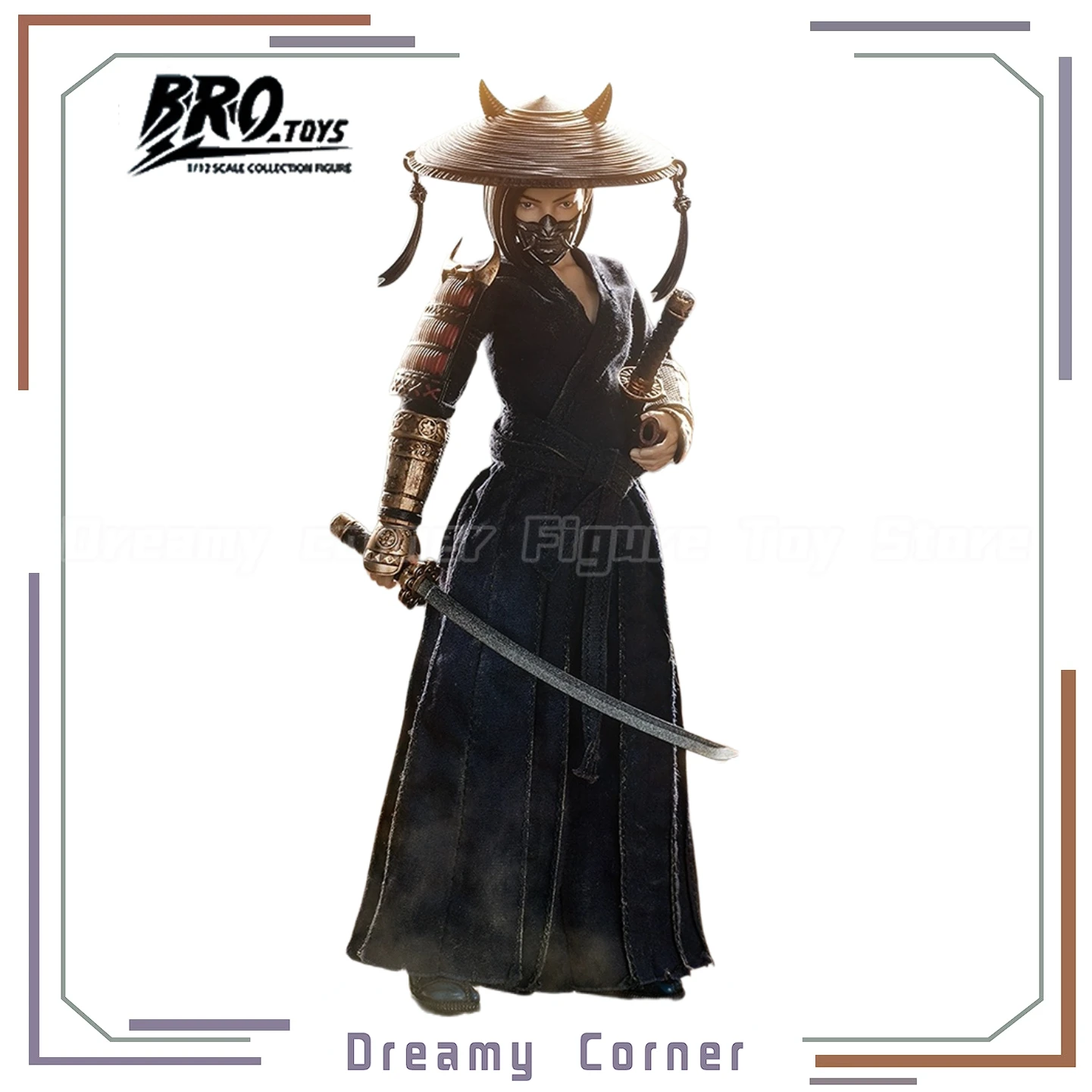 

【In Stock】Original BROTOYS Female Samurai LR005 1/12 Action Figures Model Toys Collection