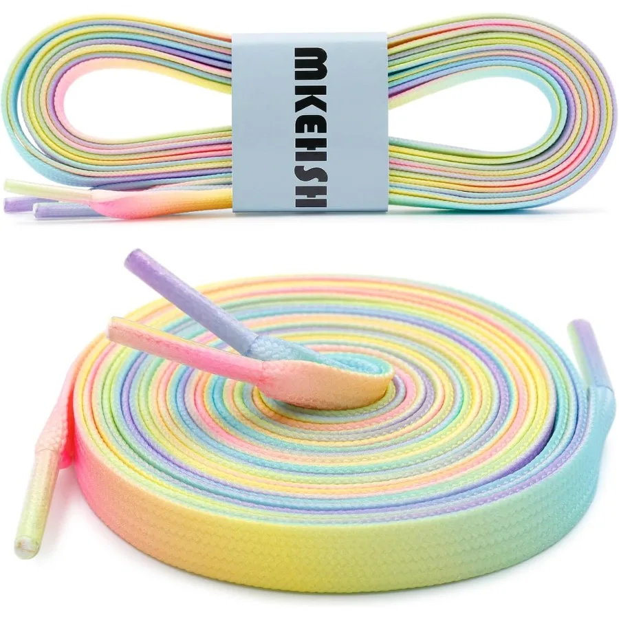 أربطة أحذية بنمط ملون: طباعة مسطحة 2 P للأحذية الرياضية