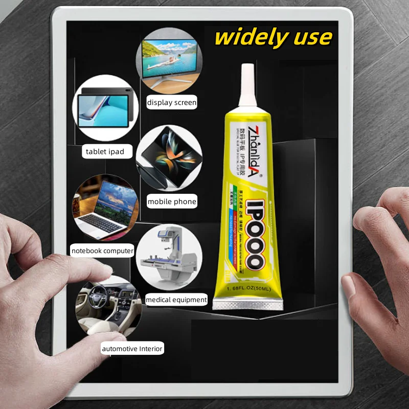 Digital Tablet Repair Special Glue Clear Black Laptop Tablet Screen Warping IPOOO Adhesive Car Interior Medical Equipment Phone