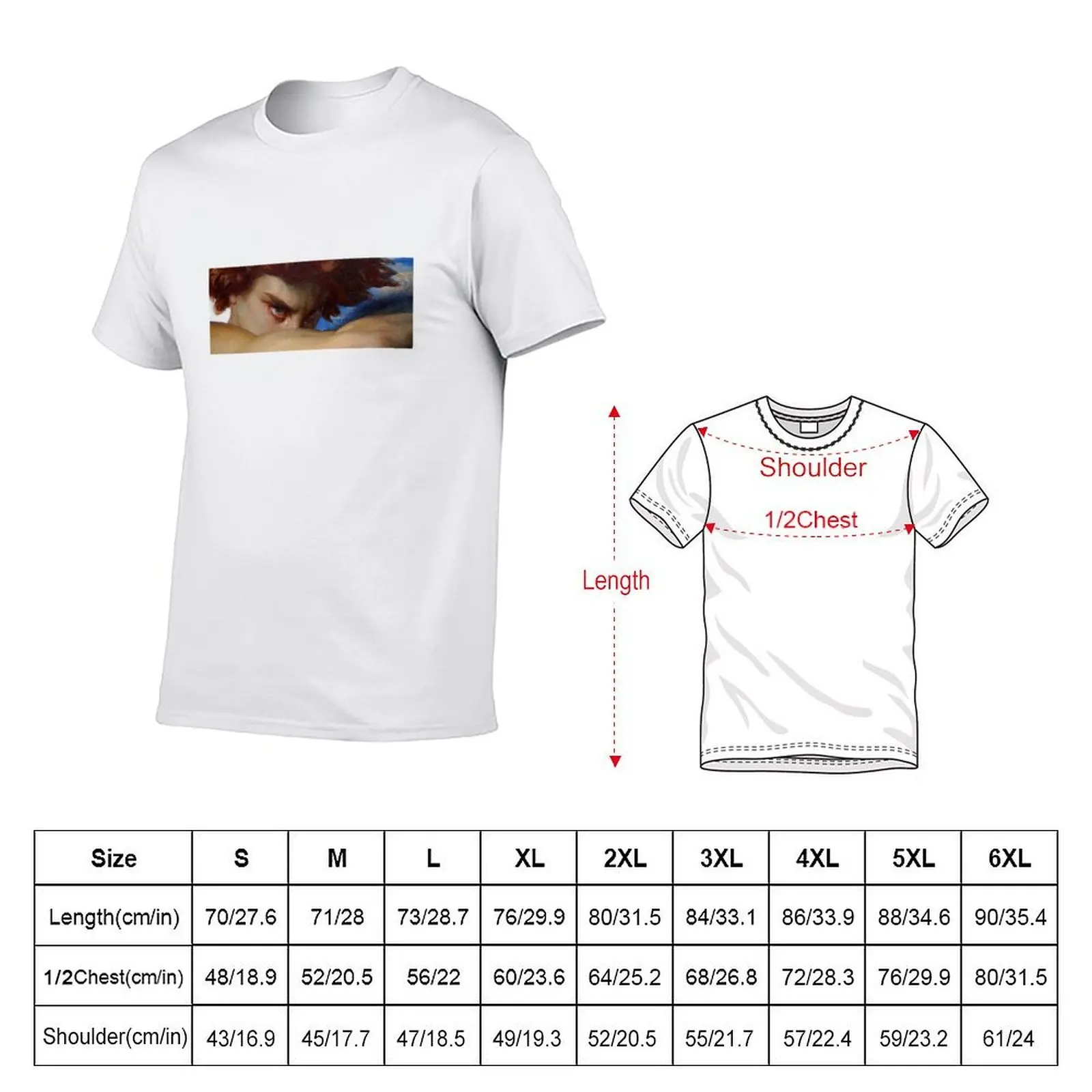 Fallen Angel | Handsome devil T-Shirt Luxury man customizeds Men's clothing