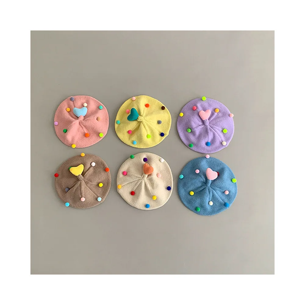 

New Winter Autumn Baby Hat Warm Knit Baby Cap Winter Children Hat Cap For Girls Boys Solid Color Girls Hat Knit Girls Hats Caps