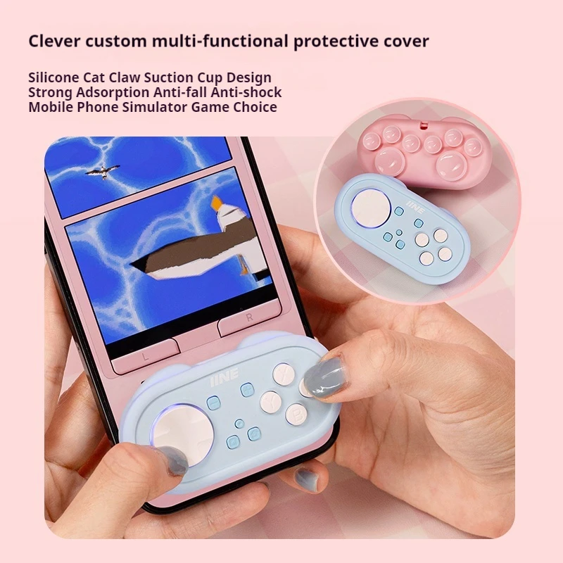 Mini Wireless Game Station 5 Consol With Four Adjustable Vibration Modes Suitable For Nintendo Switch Controller  Android Ios Pc