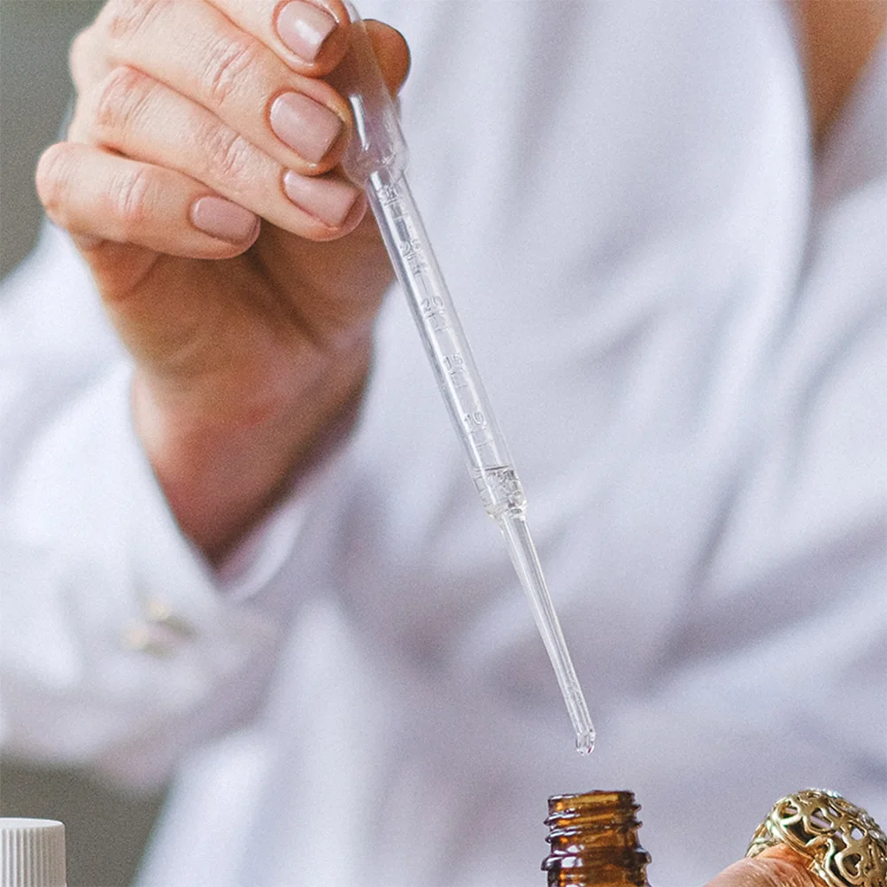 

100Pcs Transparent Pipette Disposable Calibrated Droppers for Use Pipettes Dropper Clear Droppers Clear Pipettes