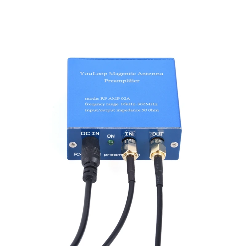 Magnetic Antenna Amplifier Portable Loop Antenna Amplifier 10Khz To 300Mhz Low Loss Broadband For HF And VHF