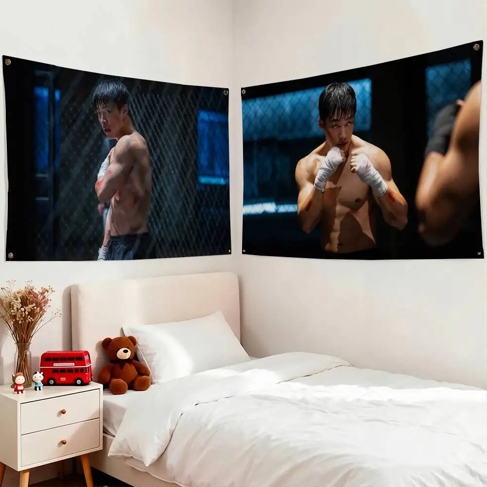 HOT Drama B-Bloodhounds Flags for Bedrooms Home Decor Items Outdoor Decors Garage Decoration Flaga