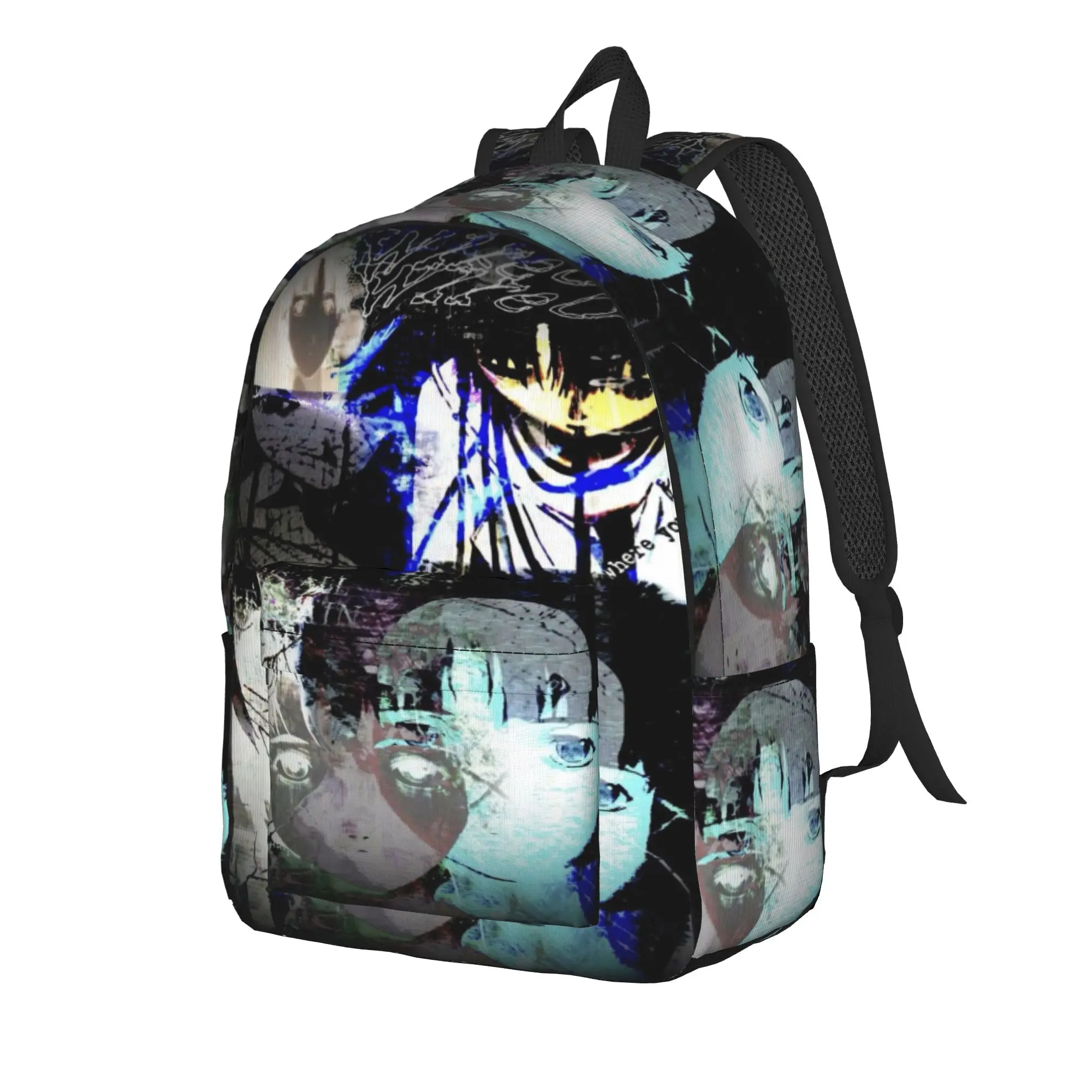 Serial Experiments Lain Lwakura  Classical Backpack Gift Student Hiking Travel  Daypack for Men Women College Canvas Bags