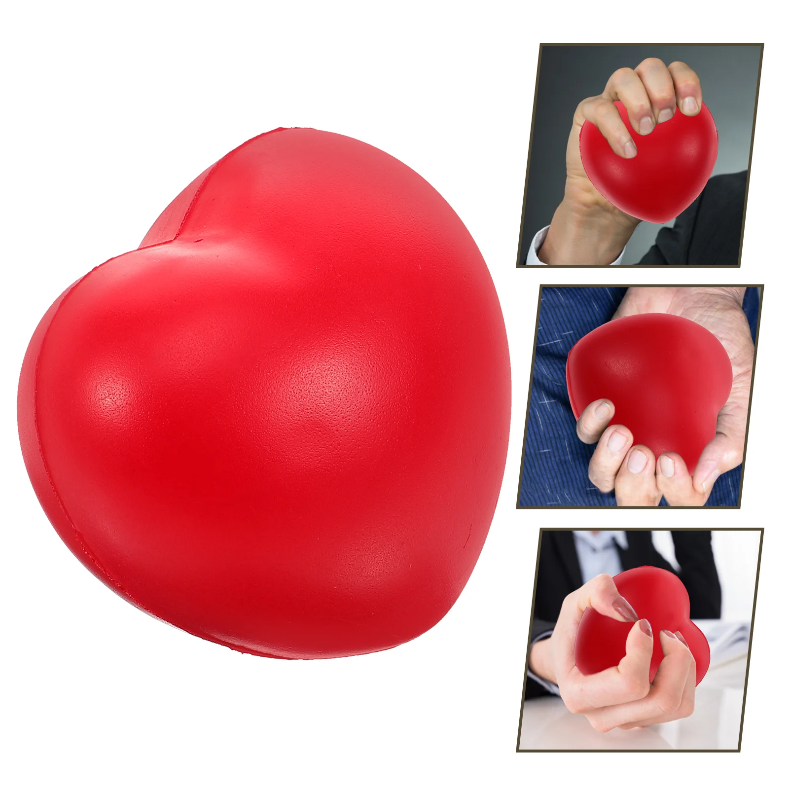 Exercise Ball Grip Finger Extruder Hand Strengthener Balls Red Training Fitness