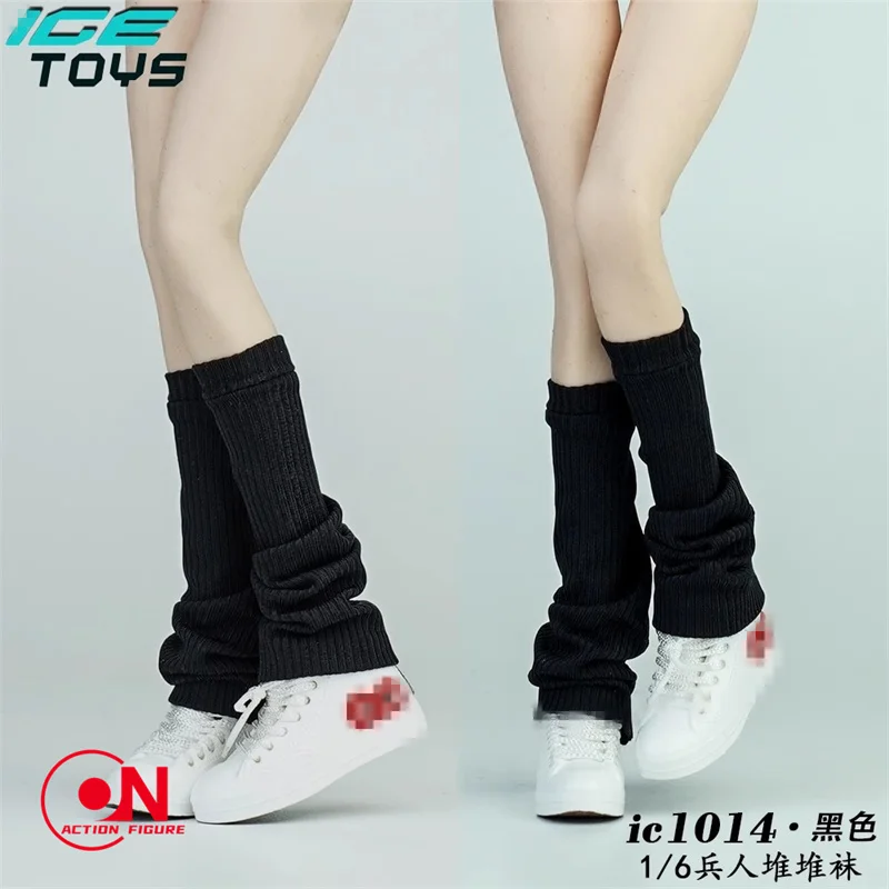 1/6 ic1014 Female Knitting Leg Warmer Loose Footless Socks Cover Clothes Accessory Model Fit 12'' bjd Soldier Action Figure Doll