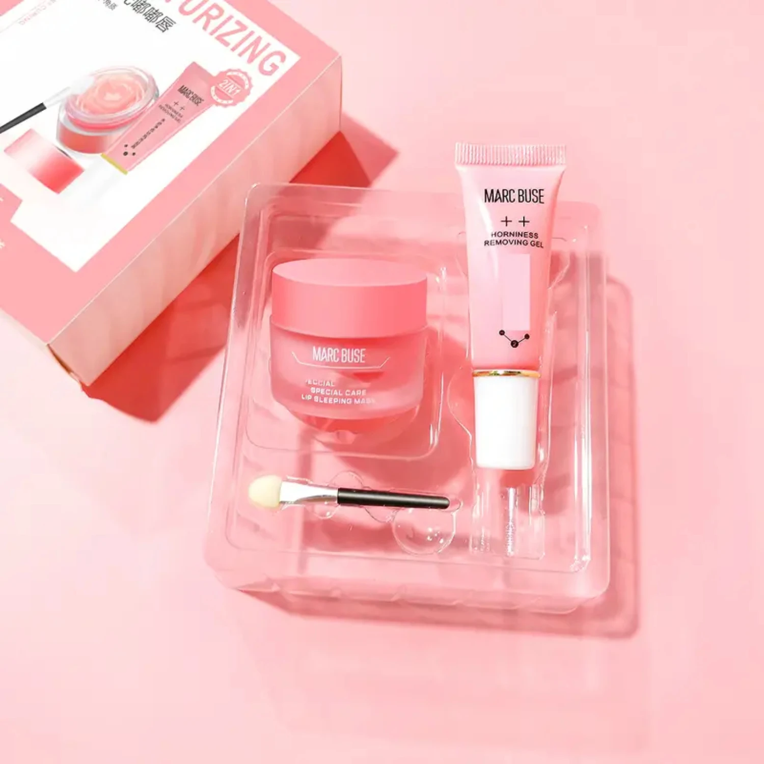 Ideal para conseguir labios suaves y flexibles. Este Kit de cuidado labial hidratante y nutritivo incluye un exfoliante labial exfoliante y hidratante