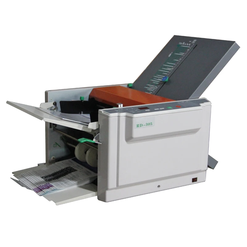A3 Size Automatic Paper Folding Machine Can Fold Coated Paper with Motor and Gear Core Components