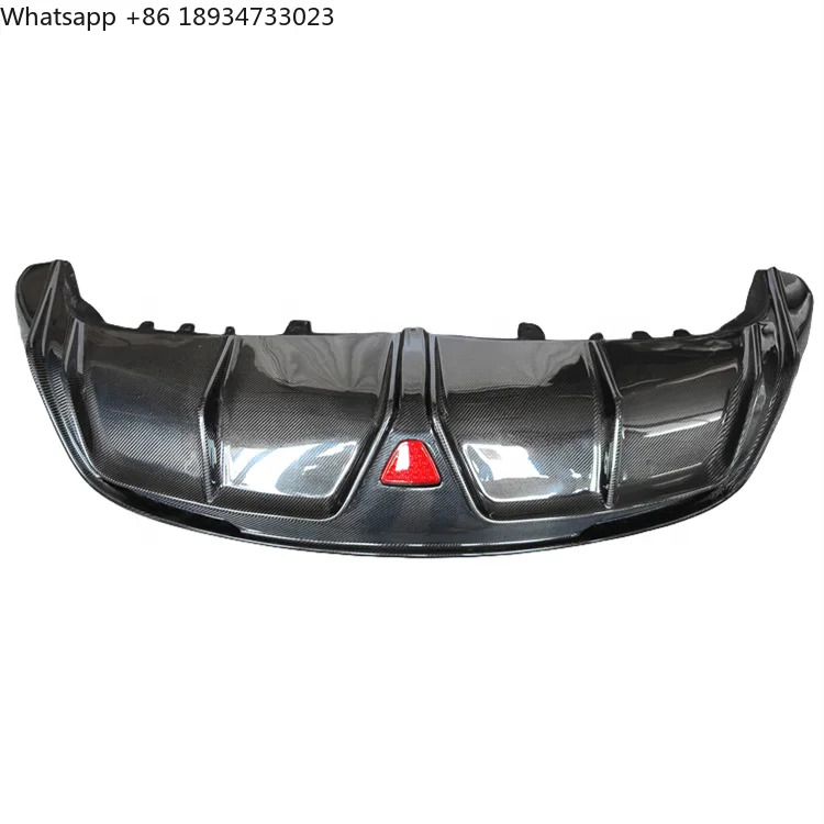 

Factory Direct CM Style Custom Body Kit for Tesla Model Y Carbon Fiber Rear Bumper Lip Brake Lights Rear Diffuser Body Upgrade