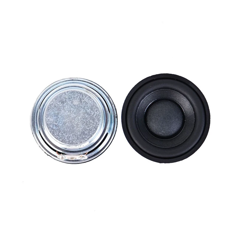 2pcs 36MM Mini Portable Audio Full Range Speaker Unit 4 Ohm 2W 14 Core Circular Rubber Edge Internal Dual Magnet AI Intelligent