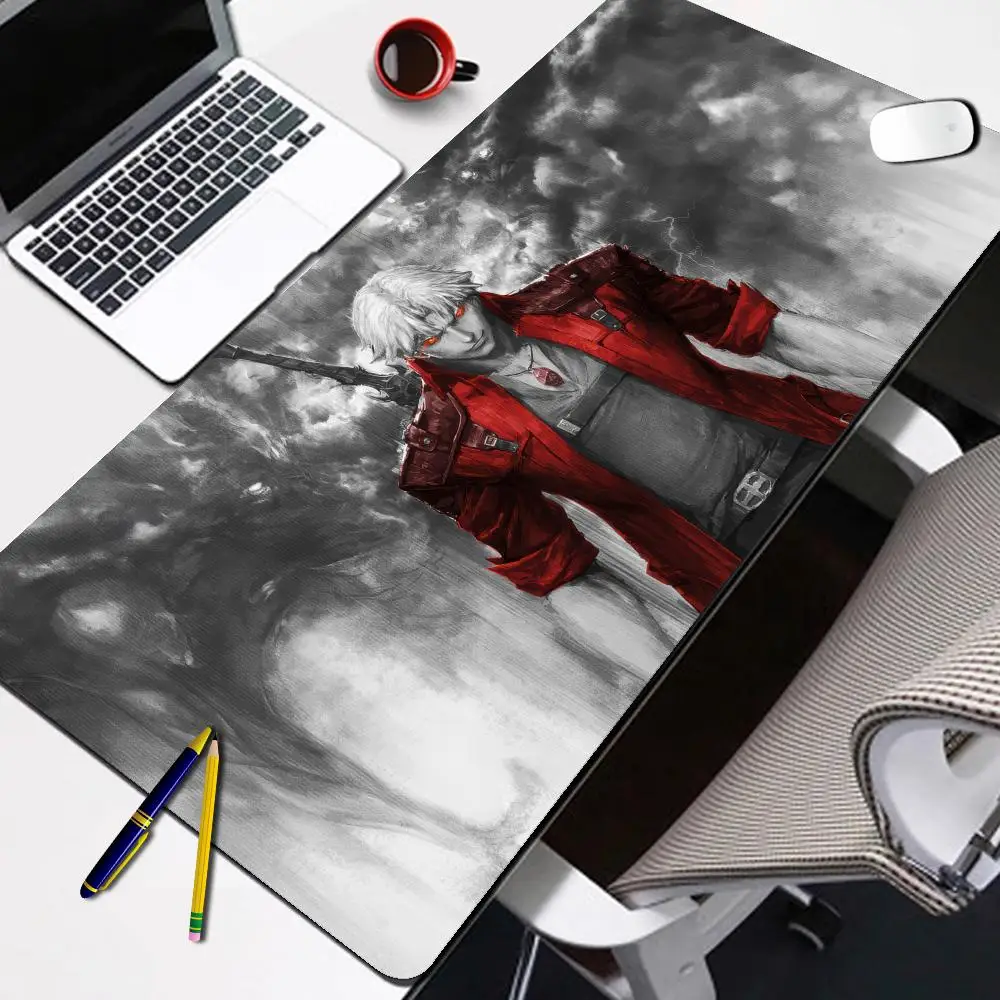 Hot Devil May Cry Mouse Pad Durable Soft Large XXL Mousepad Computer Keyboard Padding Anime Gaming Accessories Desk Mat