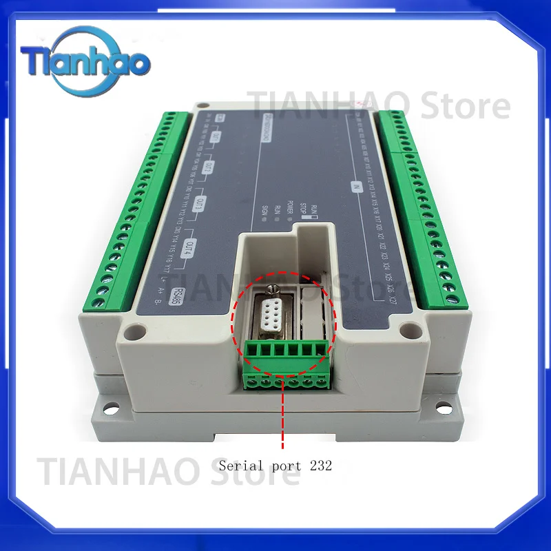 PLC Industrial Control Board for FX3U-40MT 4-Way 6-Channel Pulse Stepper Motor Controller with 8000 Steps Memory Capacity