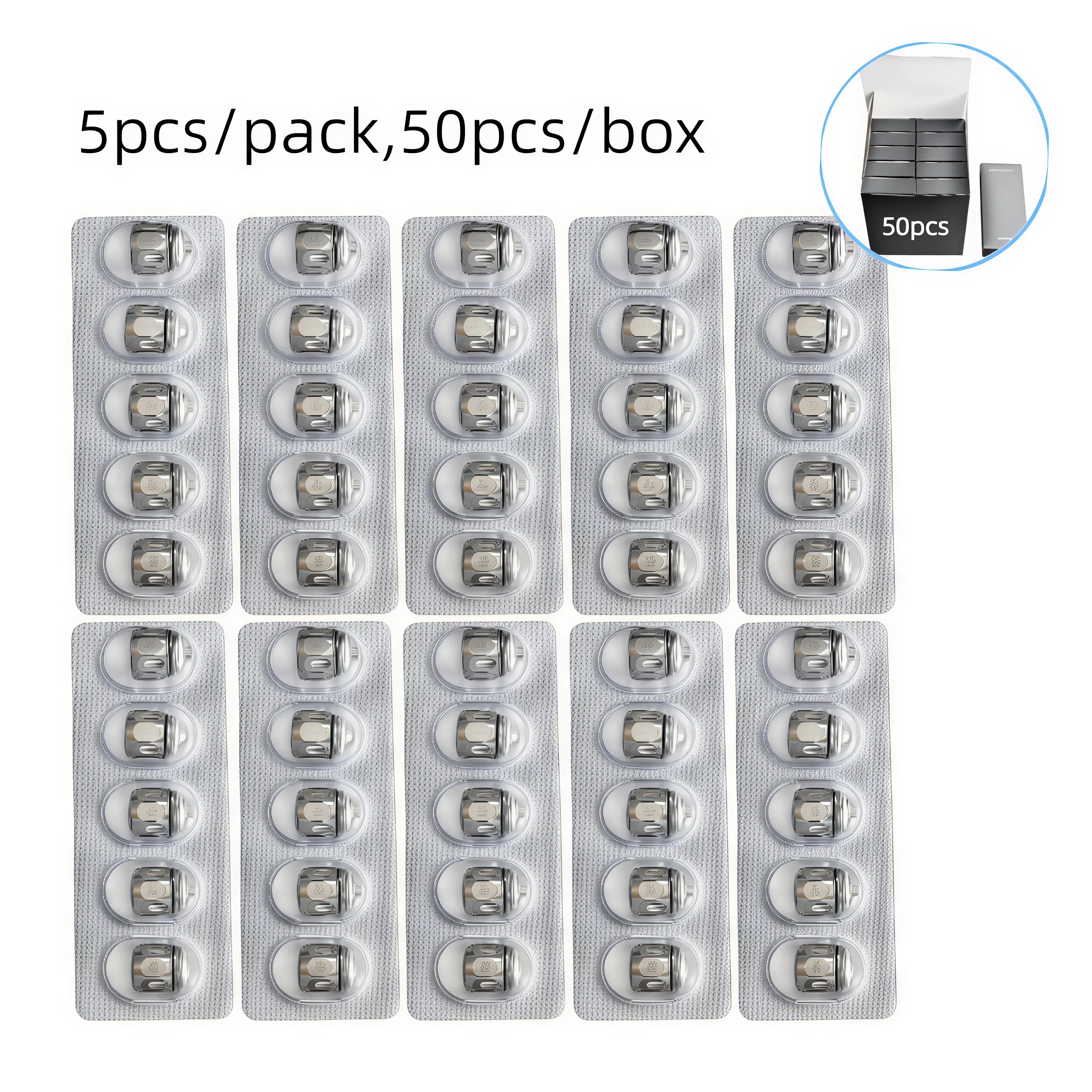 50 Revenger SWAG GEN X/GEN S Kit 0.2/0.4ohm GT Vape Mesh Coil 0.15/0.18ohm replacement coil for coils & atomizers - gallery image 4