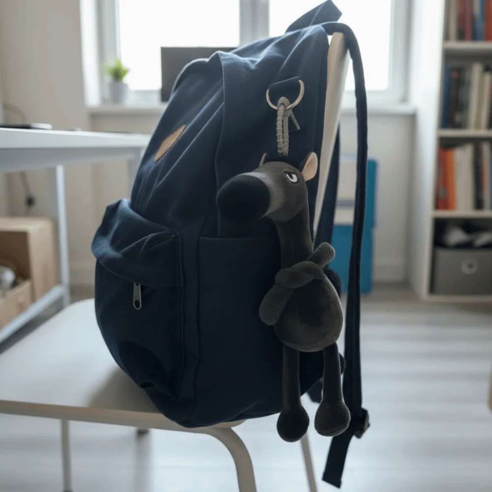 LLavero de caballo de dibujos animados para niños, artesanía de estilo de fantasía, muñeco de peluche de poni, adornos de peluche, caballo de simulación de juguete