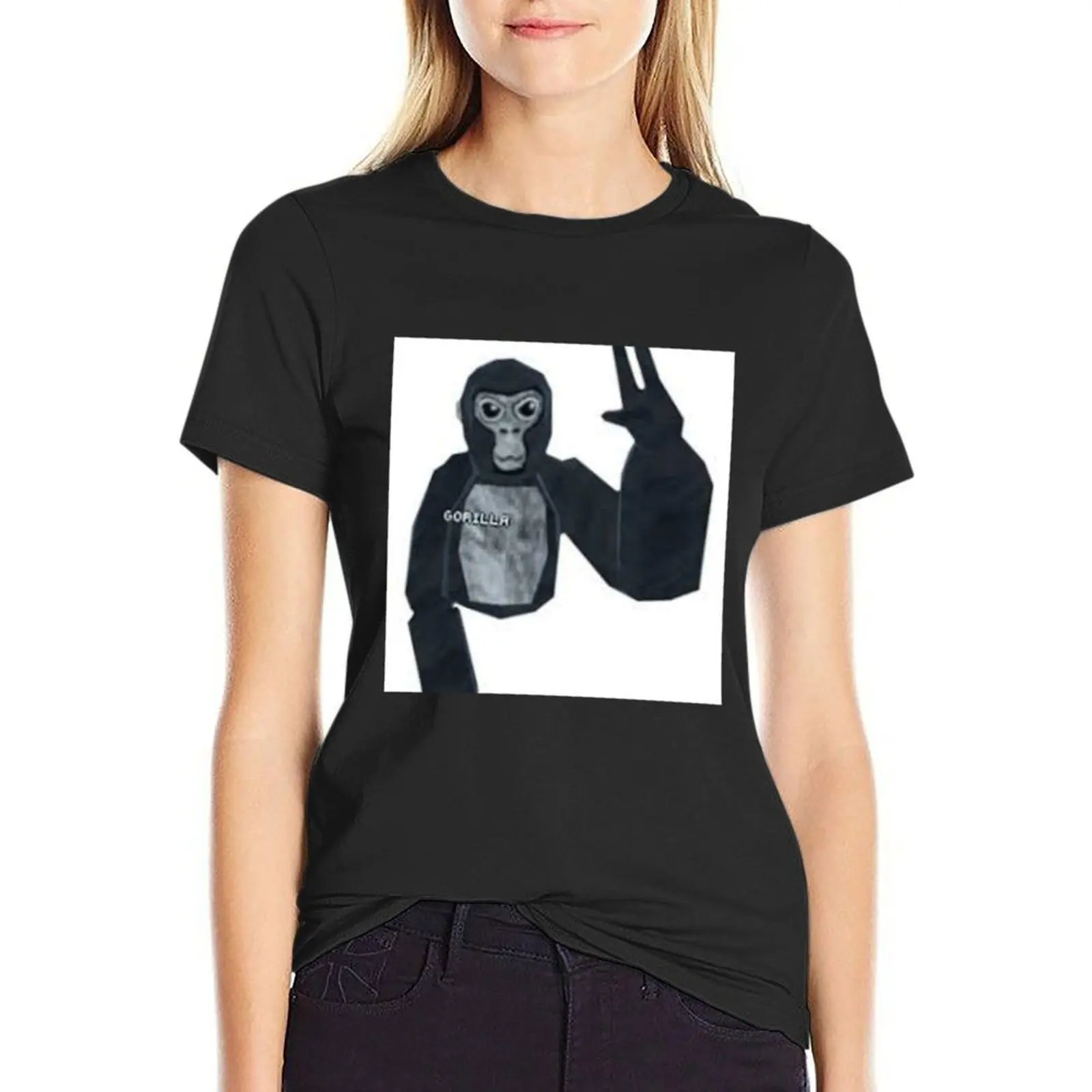 

Gorilla tag monkey T-Shirt Aesthetic clothing heavyweights plus sizes fashion woman blouse 2025