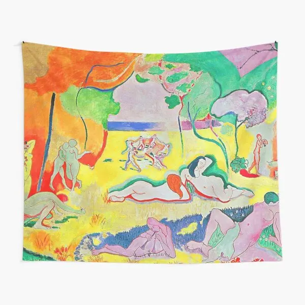 Joy Of Life Matisse Classic Art  Tapestry Wall Bedroom Living Hanging Bedspread Travel Beautiful Art Printed Towel Decoration