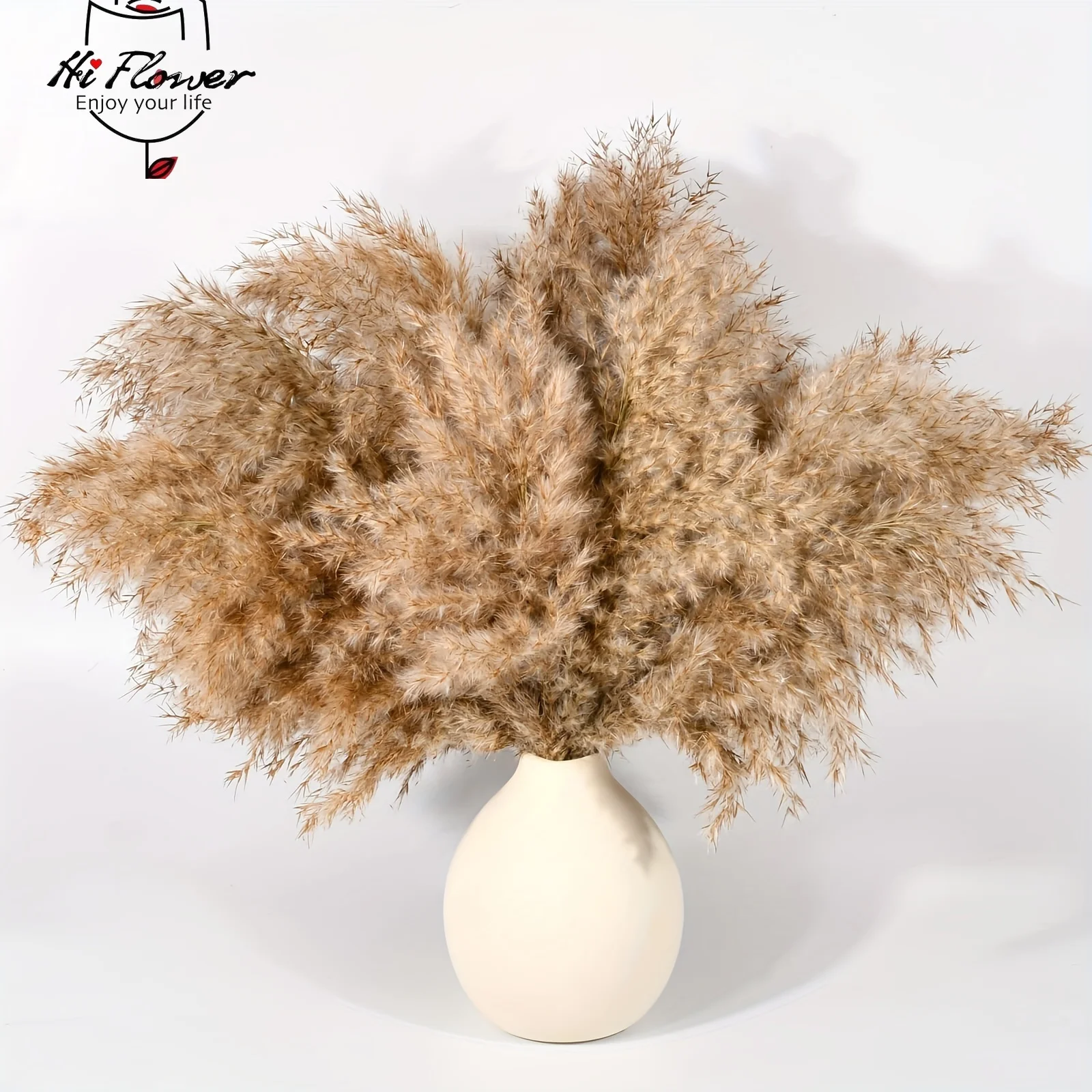 

10/20Pcs Natural Dried Flower Fluffy Pampas Grass Bouquets Boho Home Decor Artificial Flowers Whisk Autumn Christmas Decoration