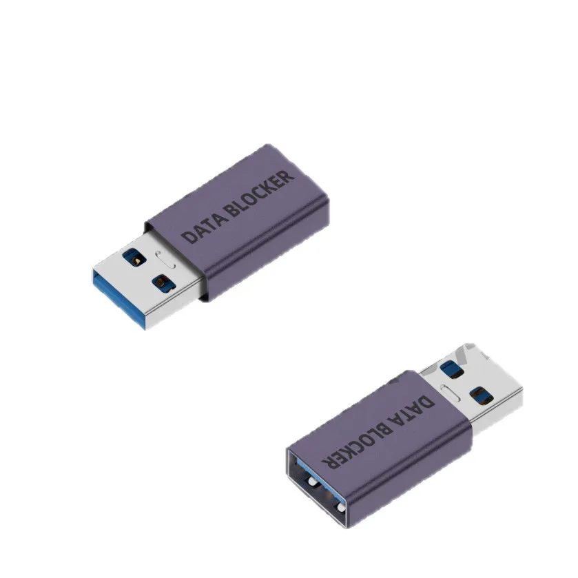 5Pcs USB Data Jammer with Charging Cable Adapter Privacy Protection No Data Transmission ups