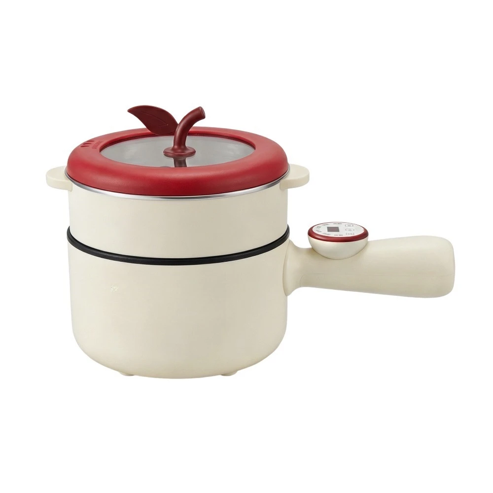 Portable Multifunctional Mini Electric Cooker for Dorm, 1-3 People, Cooking Hot Pot Noodles Stew