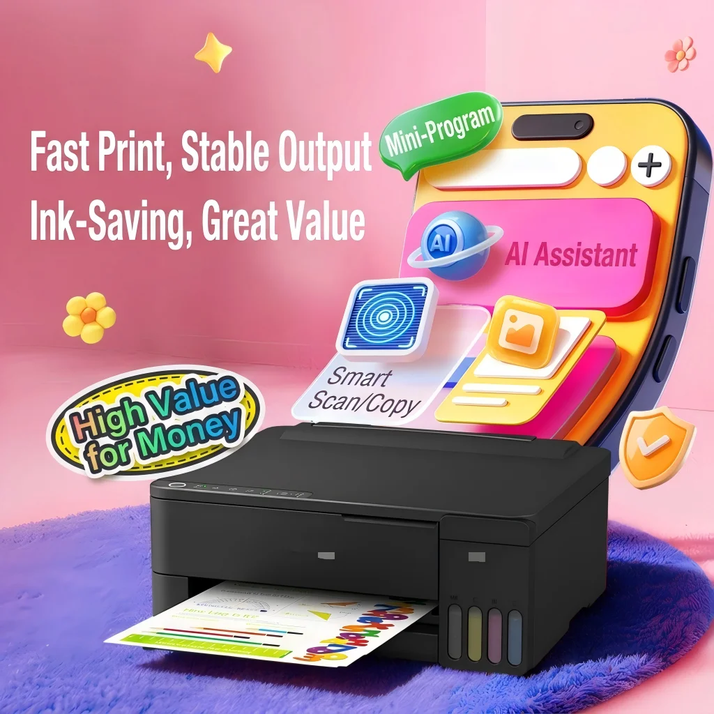 Original Ep-son L1359 A4 Color Wireless Printer Ink Tank System with Remote Printing & Anti-Clogging Ink System for Home Office