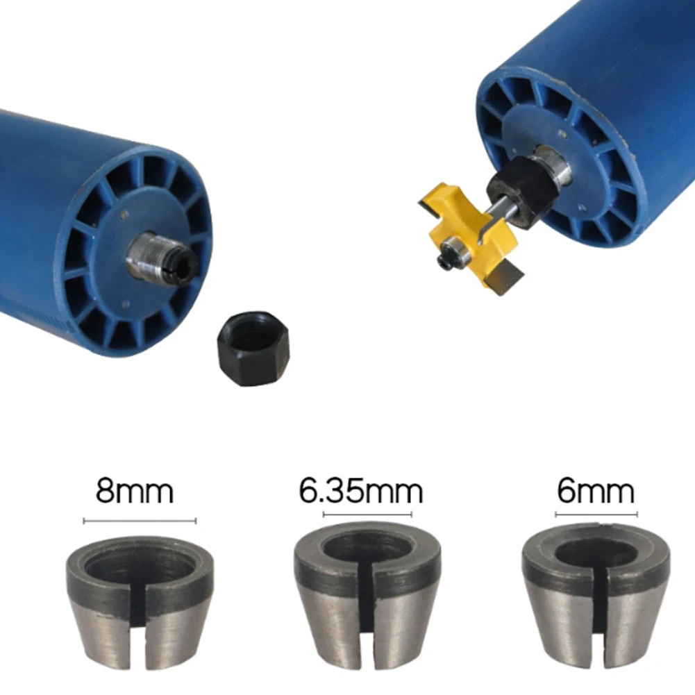 Router Collet Adapter Engraving Machine Chuck Carbon Steel Easy To Use High Hardness High Strength Multi-purpose