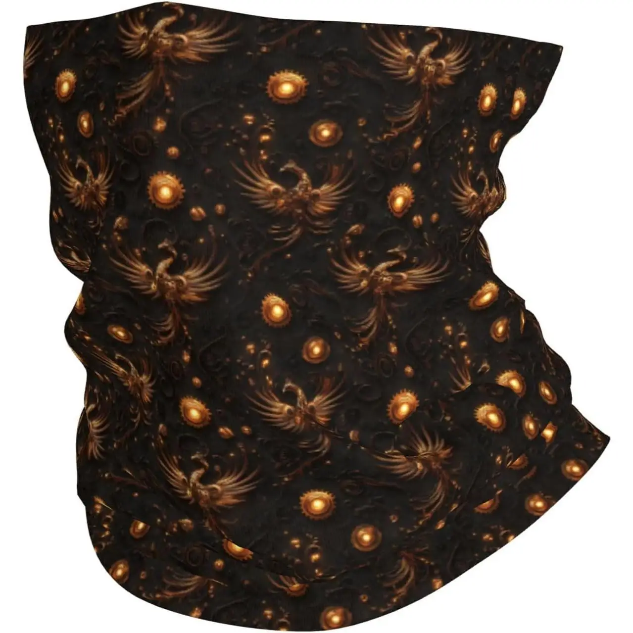 ستيم بانك بيرد طباعة الرقبة الجراميق للرجال النساء الرقبة قناع الوجه وشاح الرأس التفاف بالاكلافا باندانا