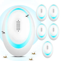 6 Pack Pest Repellent Ultrasonic Plug In CF+VF Dual Frequency Rodent Mouse Mosquito Insect Spider Repeller No Harm to Human