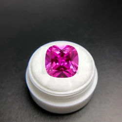 Zafiro rubí Rosa Natural 12,0mm 6.0Cts cojín cortado VVS Sri Lanka piedra preciosa suelta para fabricación de joyas Diy