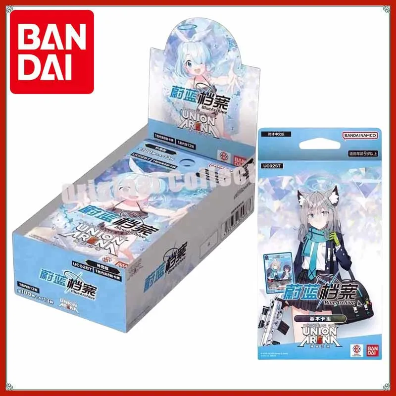 

Оригинальные карты Bandai UNION ARENA TCG, коллекционная игра The Realm of Fighting, упрощенная китайская синяя сумка для пополнения файлов, предварительная группа