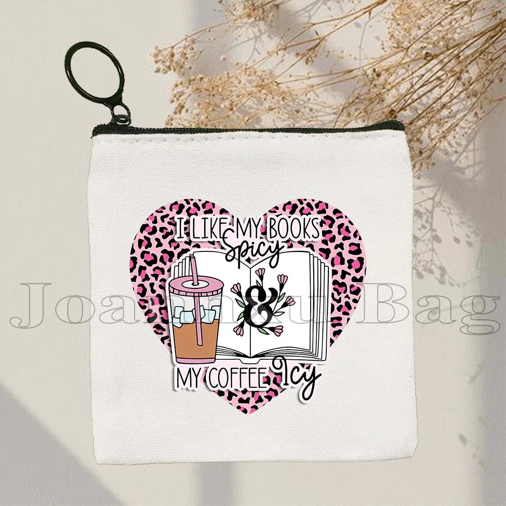 本から育つ花 花柄文学本 フラワートートバッグ 本好きの本好きの小銭入れ キーケース バッグ 財布ポーチ