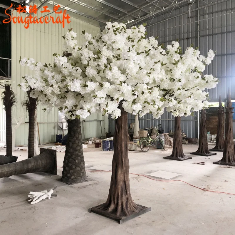 

custom.songtao Hot selling artificial cherry blossom tree Simulation cherry blossom tree artificial plant flower