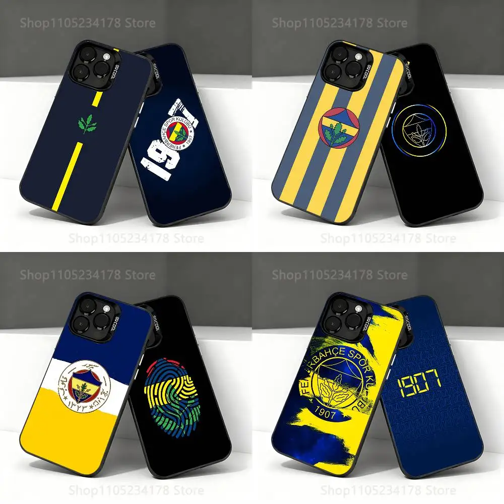 

Turkey F-FenerbahceS-E Phone Case For iPhone 17,16,15,14,13,12,11,Pro,XS,Max,Plus,Mini,SE4,E Black Matte Shockproof Cover