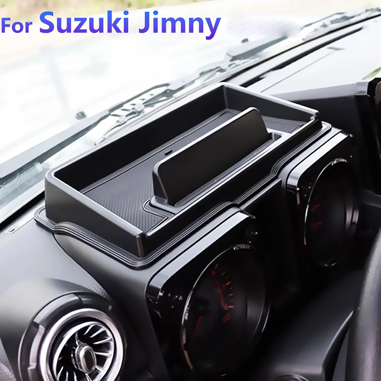 لسوزوكي جيمي JB74 JB64 2019-2023 2024 2025 مركز وحدة التحكم صندوق تخزين لوحة القيادة درج منظم جيمي الملحقات الداخلية #5