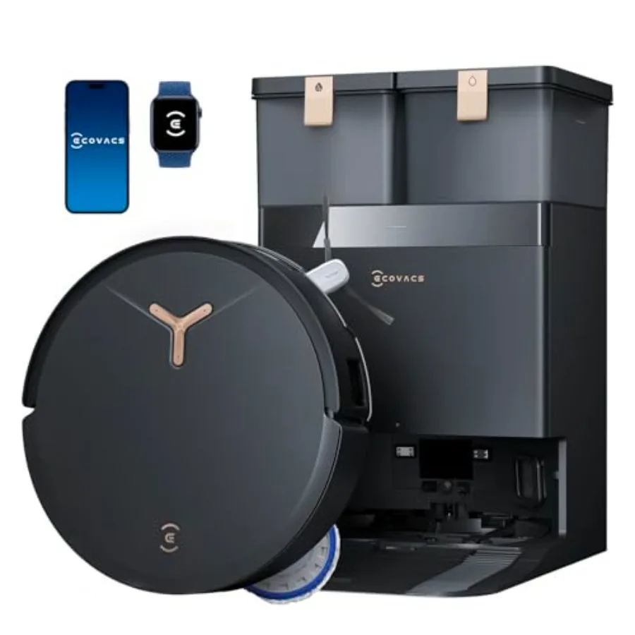 DEEBOT T50 MAX PRO Omni Robot Vacuum and Mop 18 500Pa Suction 18mm Auto-Lift ZeroTangle andTruEdge 2.0 AIVI 3.0 Obstacle Avoida