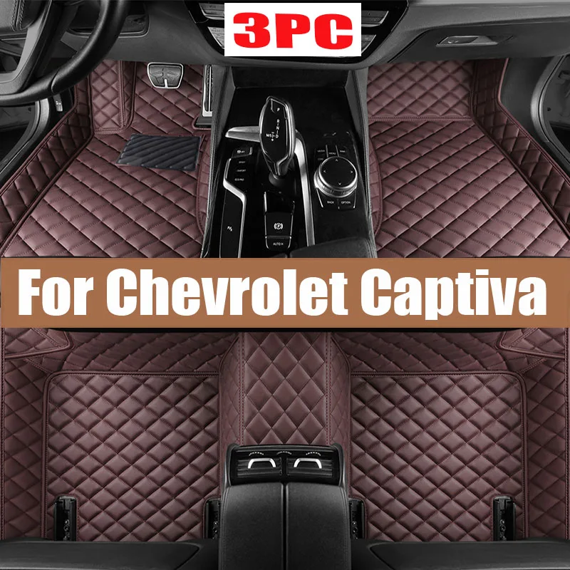 

Car Mats Floor For Chevrolet Captiva CN202S 2022 2023 7 Seater Waterproof Leather Car Mats Alfombrillas Car Accessories