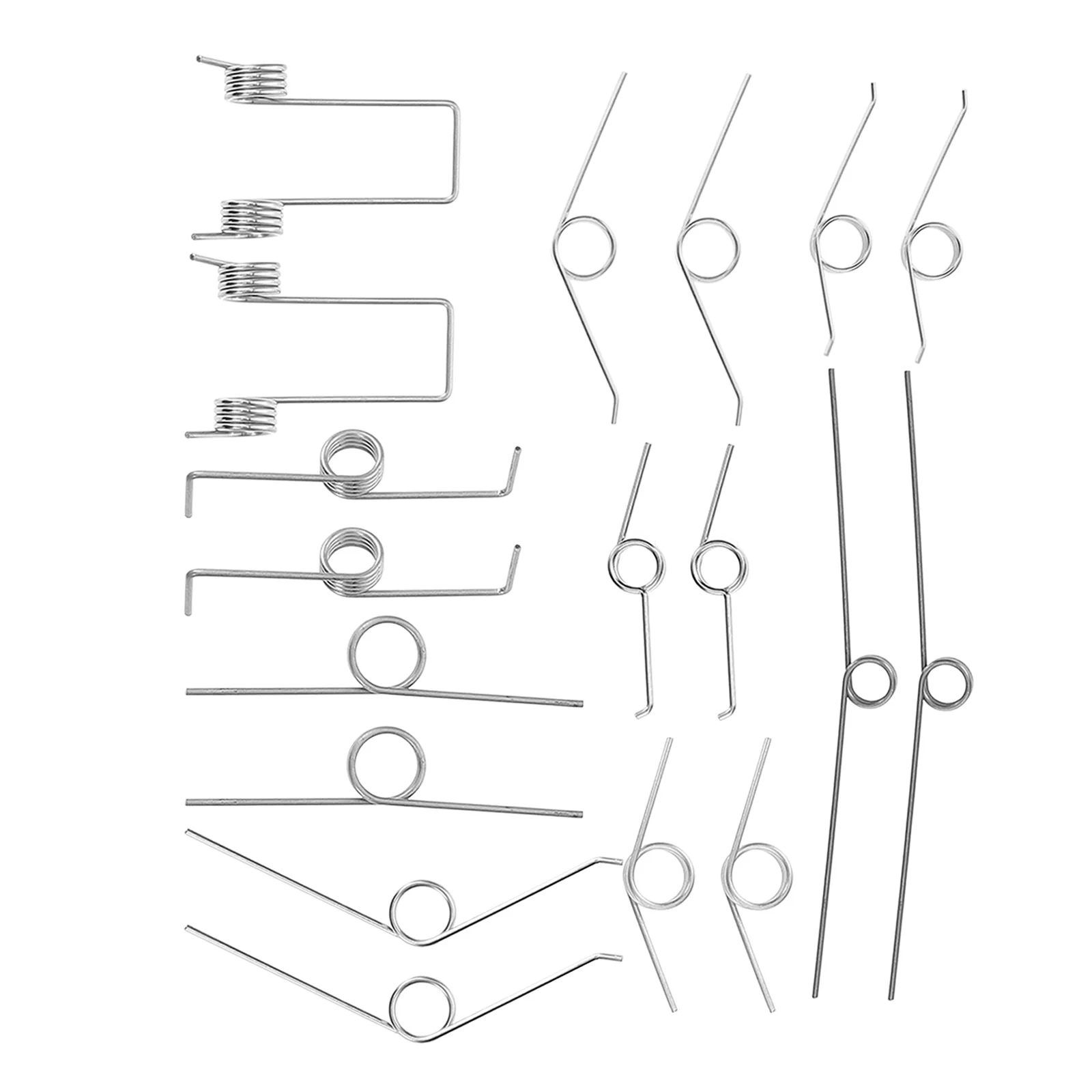 18 Pcs Small Spring Trash Can Storage Trashcan Torsional for Repair 800X060X030CM Stainless Steel