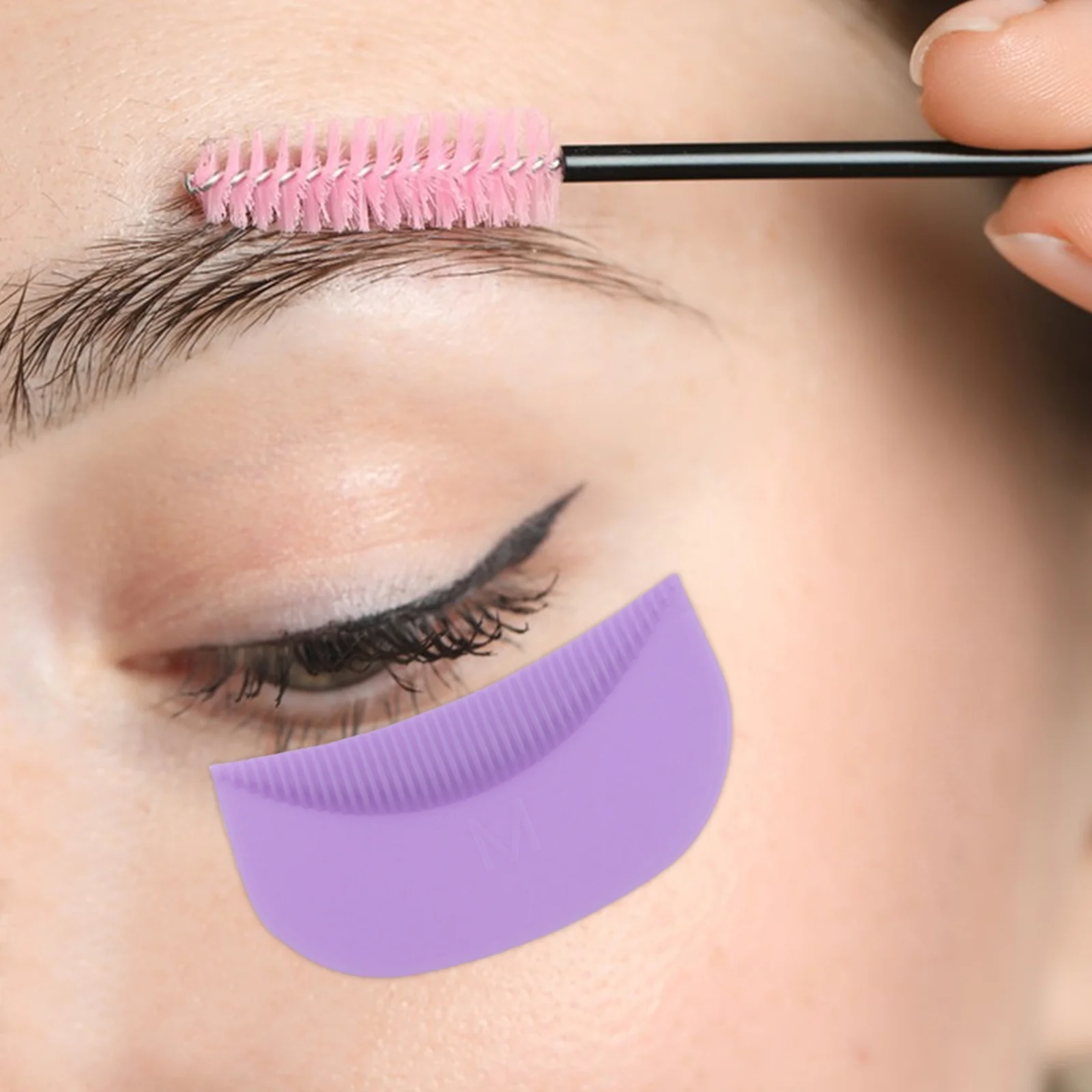 Cuscinetto in silicone per la permanente delle ciglia Riutilizzabile freddo sotto gli occhi Toppe E Stemmi per sollevamento ciglia Aste flessibili per permanente Strumento per lo styling delle ciglia