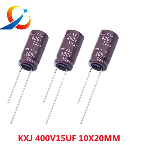 10PCS 400V15UF Volume 10X20MM EKXJ401ELL150MJ20S NCC Electrolytic Capacitor 15UF 400V KXJ Series   NEW