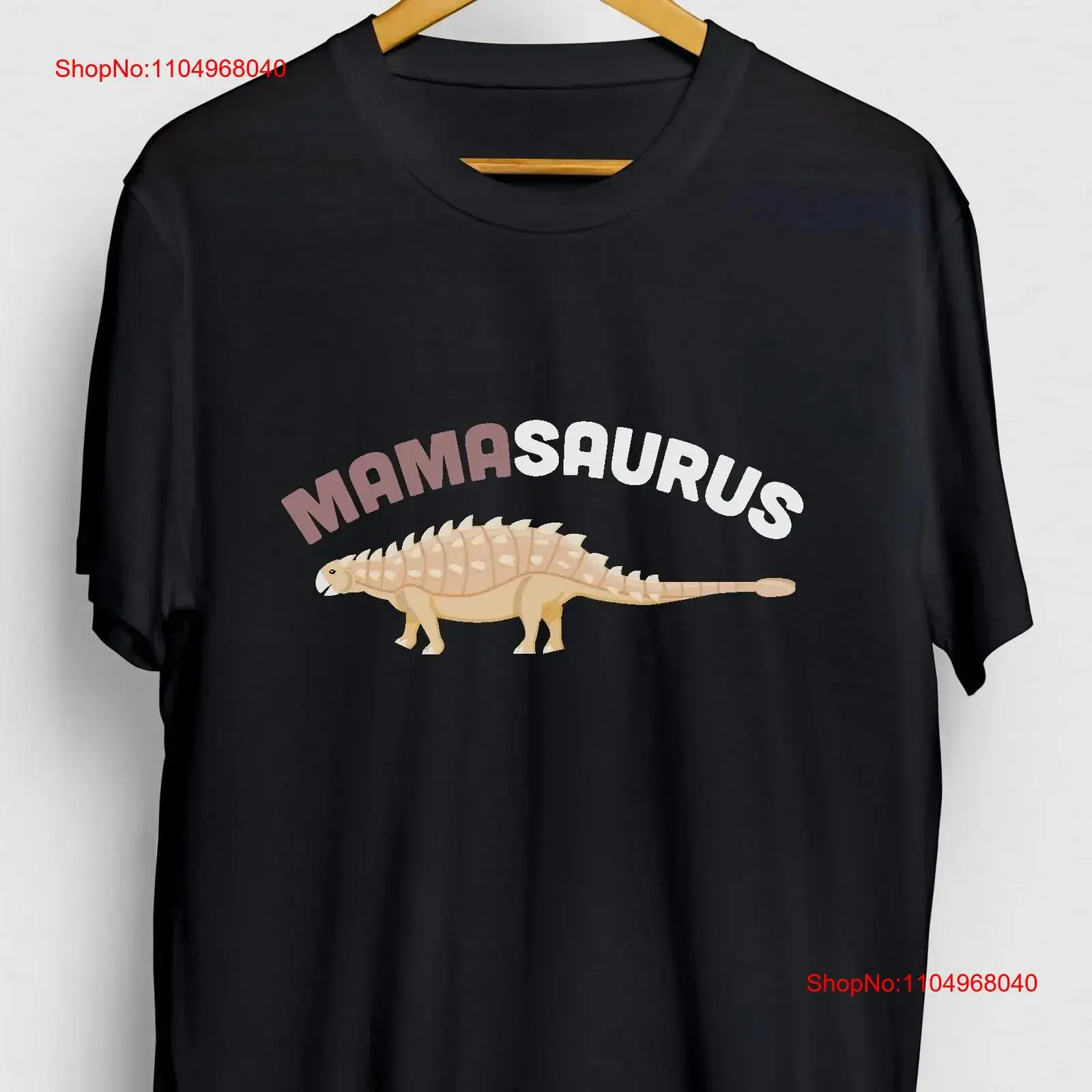 

Ankylosaurus Funny Dinosaur tee T Shirt Mamasaurus Youth vintage Washed Casual Unisex Comfortable Versatile designer clothes