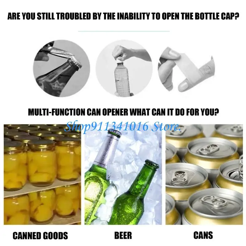  Adjustable Plastic Bottle Opener For Seniors With Safety Design To Open Lid