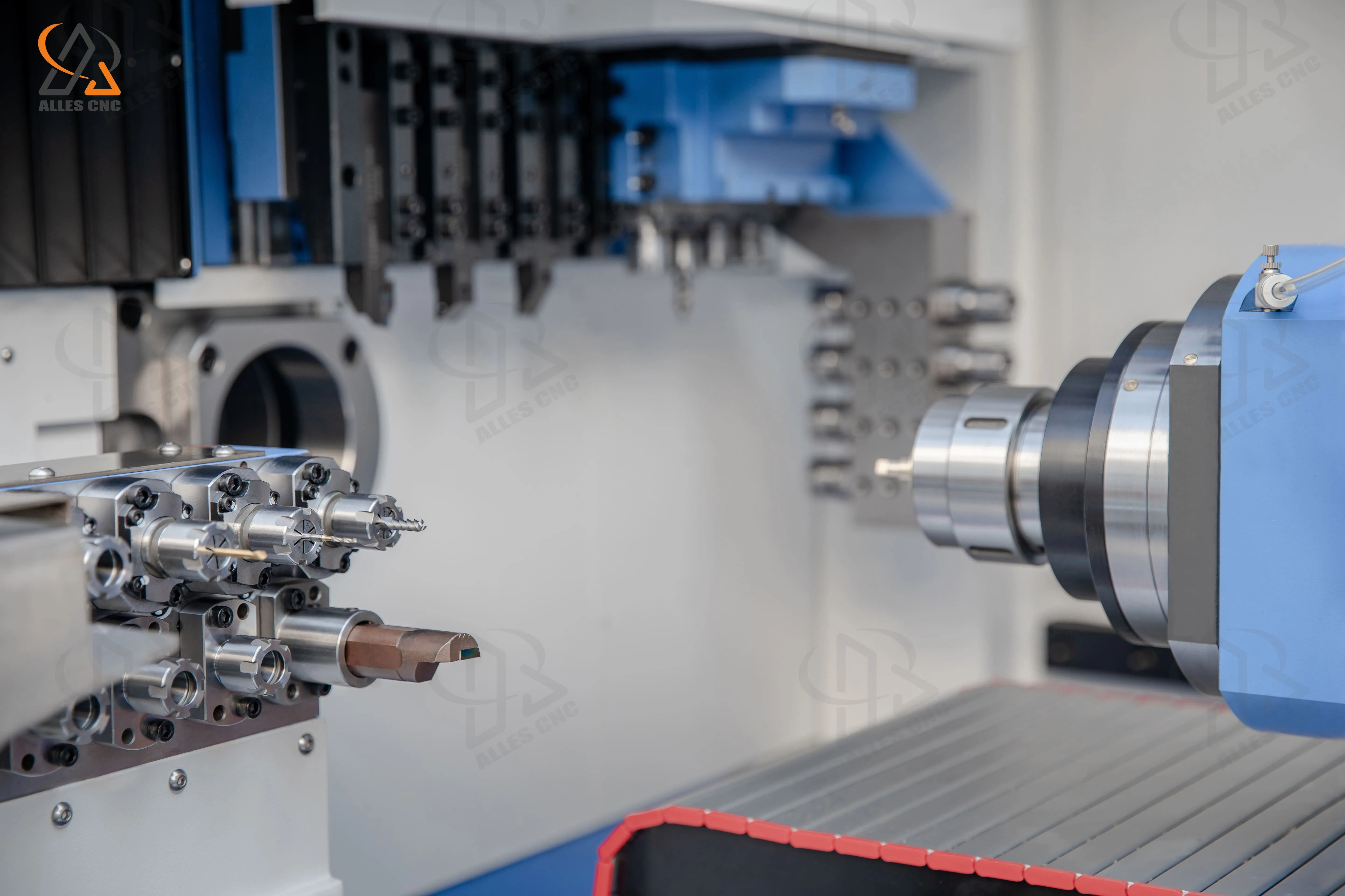 China CNC con sistema SYNTEC ALSL125 torno suizo de tipo automático