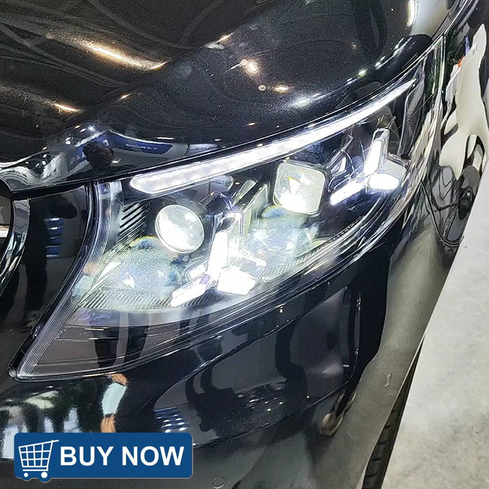 

For Benz Vito W447 Metris V-Class 2016-2023 Auto Headlights Assembly Upgrade New Style Startup Effect Low Beam High Beam Tools
