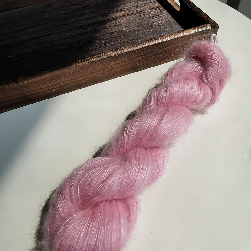 1*50g hank Silk Mohair Yarn Crochet Skin-Friendly Baby Wool Thread For Knitting Sweater Shawl