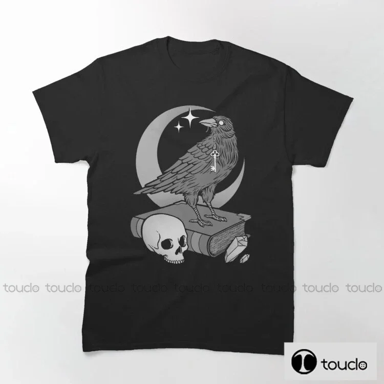 Nueva camiseta Unisex de cuervo oculto/para hombre, camiseta 100% de algodón para hombre, camiseta de Hip Hop, ropa informal, ropa fresca para hombre, Unisex