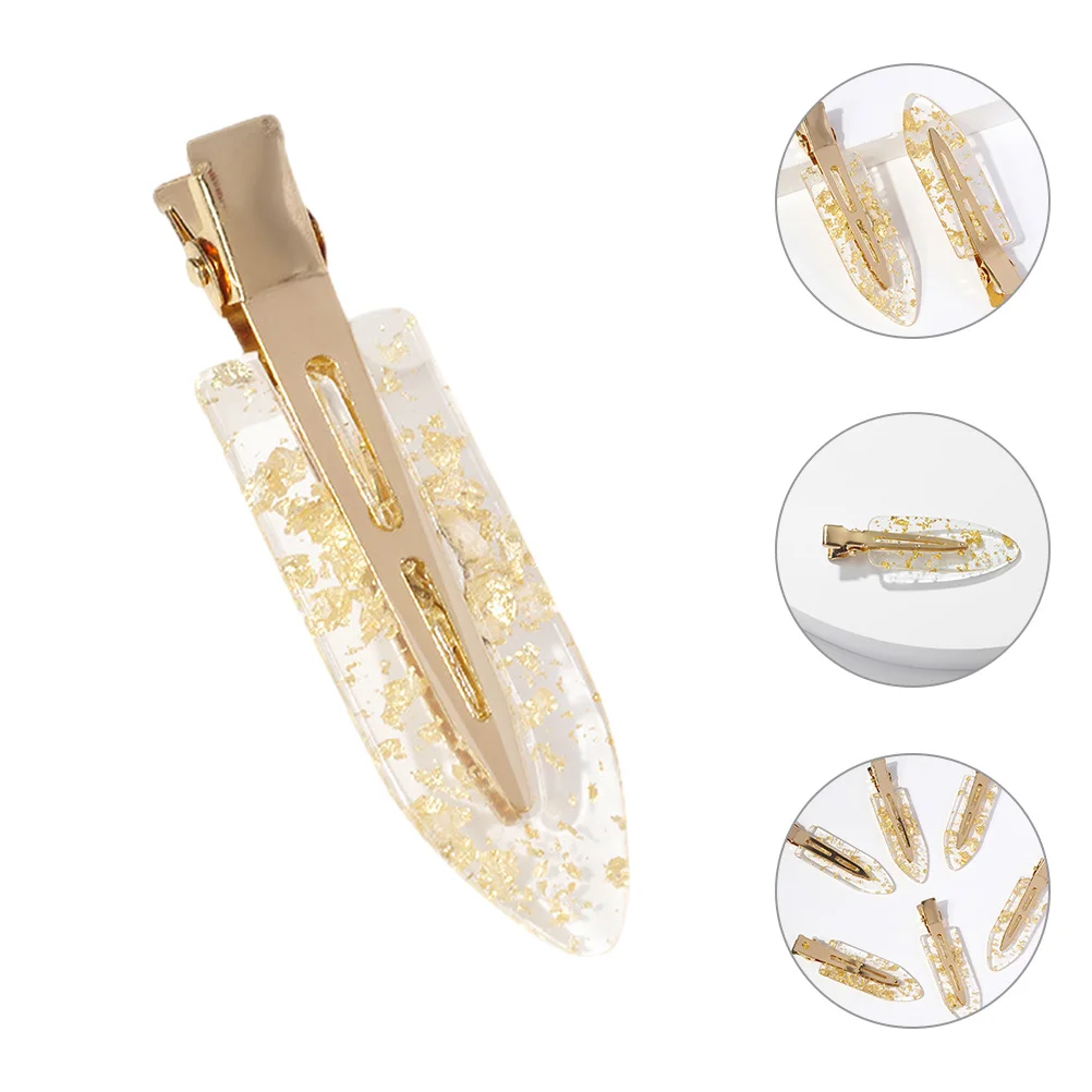 

10Pcs Glitter Hair Clips No Crease Design Elegant Hairpins for Women Secure Hold Styling Clips for Bangs Makeup Occasions