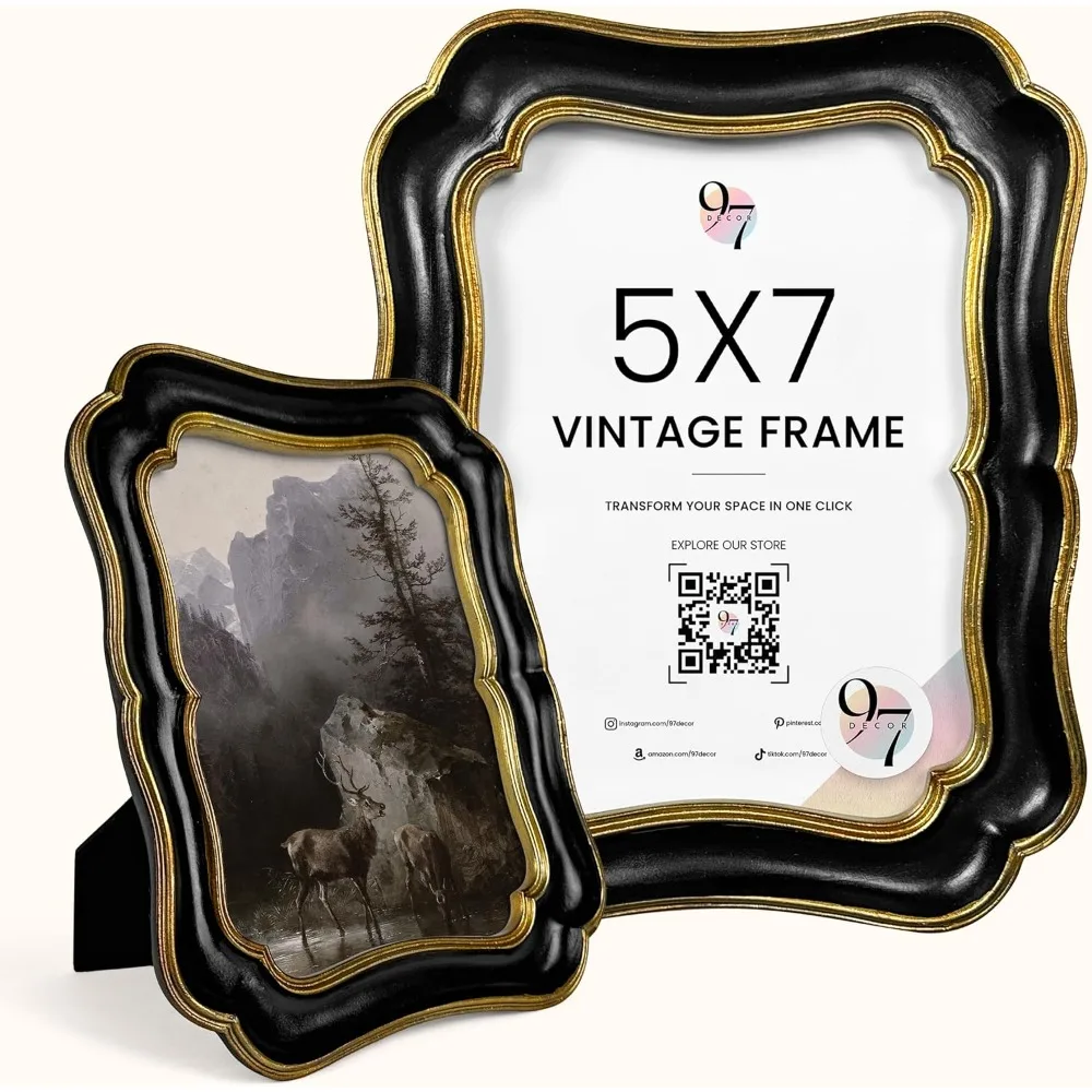 Gold And Black Vint…