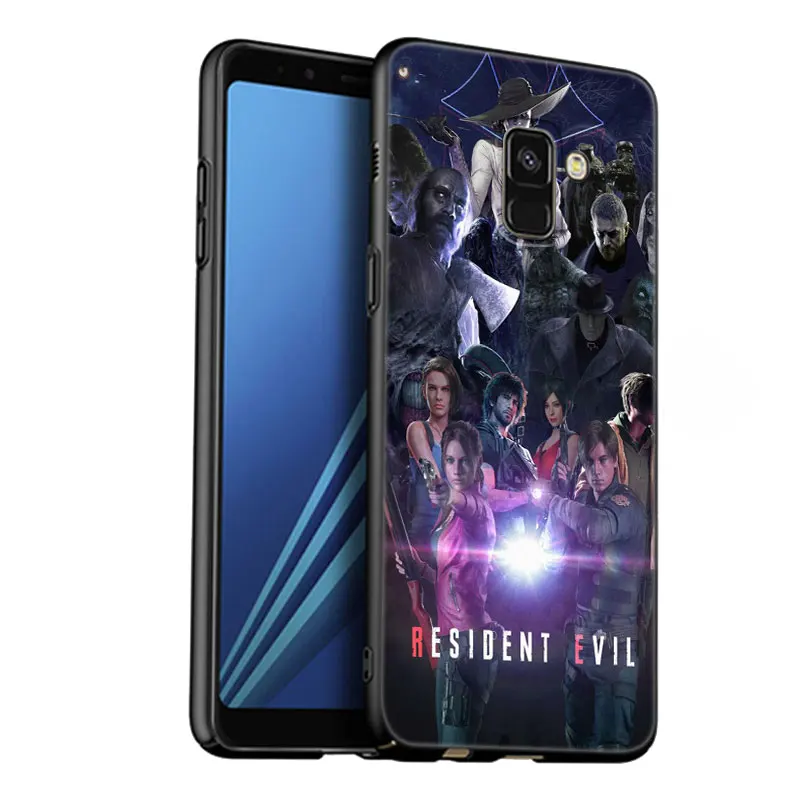 R-Resident-Game-E-Evil Black Phone Case For Samsung Galaxy A01 A03 Core A04 E A02 A05 A10 A20 A21 A30 A50 S A6 A8 Plus A7 2018